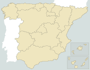 This is an interactive map of Spain